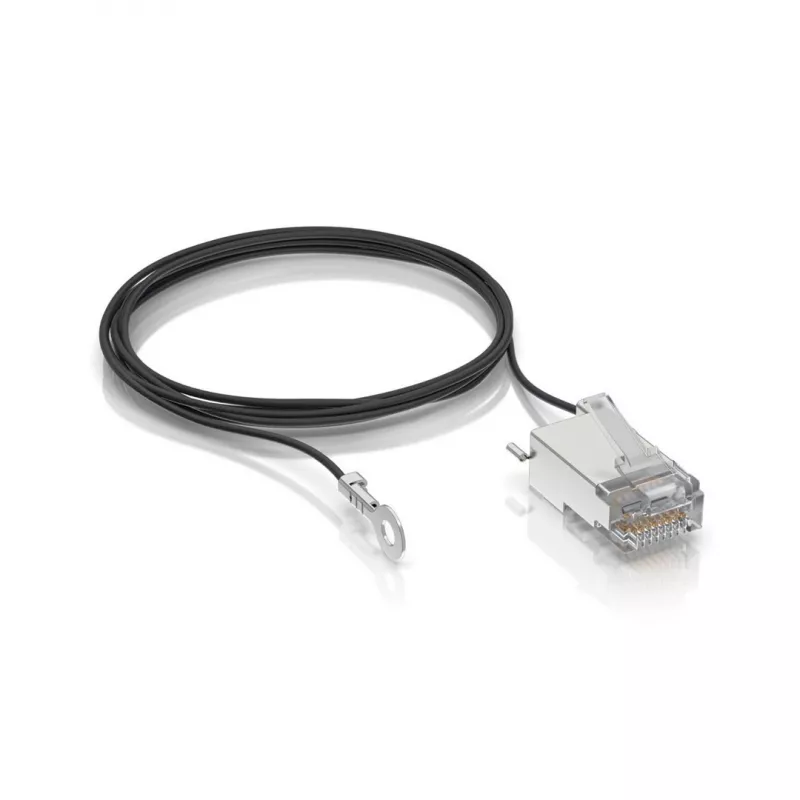 Tinklo kabelis Ubiquiti UISP-CONNECTOR-GND 1 m RJ-45 Juoda