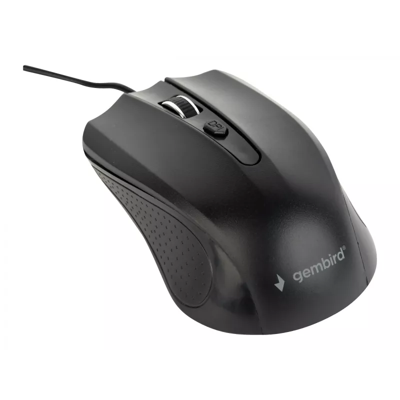 Gembird MUS-4B-01 pelė ambidekstrinė USB Type-A optinė 1200 DPI