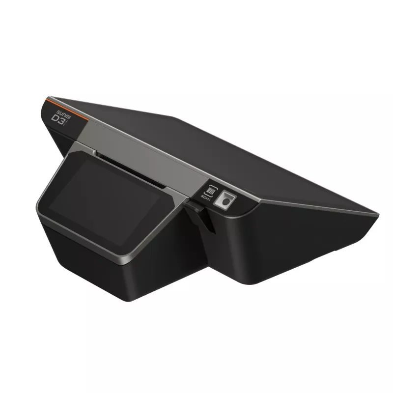 SUNMI D3 MINI 10.1 colio projekcinis talpinis jutiklinis ekranas su USB ir Bluetooth ryšiu