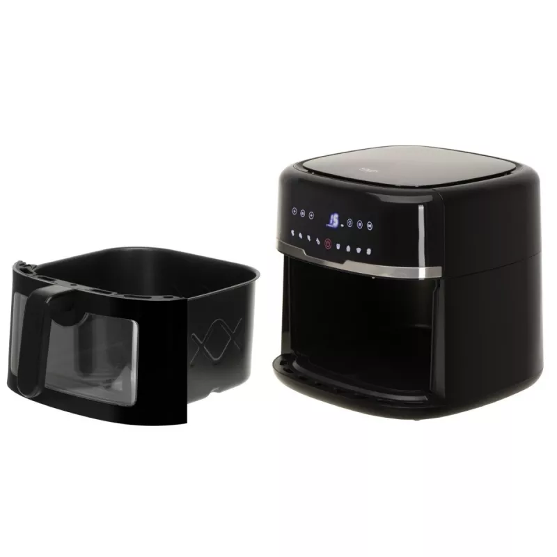 Kepimo indas Adler AD 6318 8 L, 2200 W, LED ekranas, 9 programų, juodas