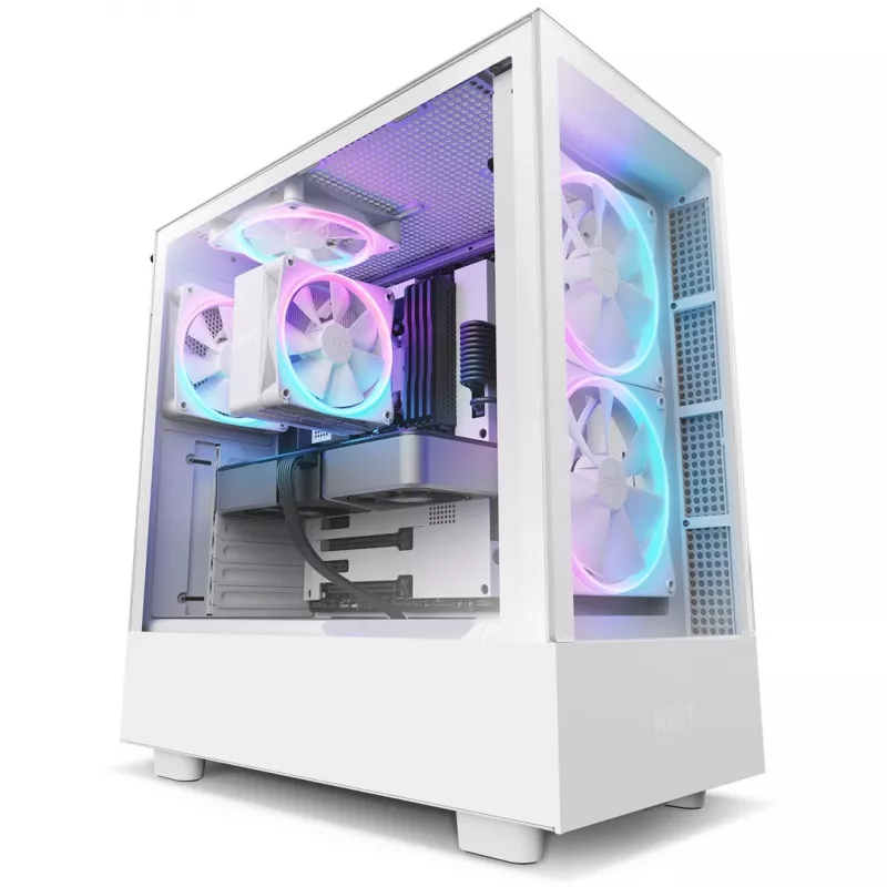 NZXT T120 RGB procesoriaus oro aušintuvas 12 cm baltas 1 vnt.