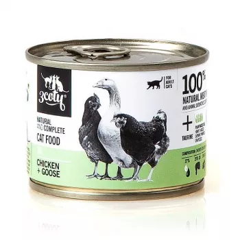 3COTY 19. Vištiena ir Žąsiena – šlapias ėdalas katėms – 180 g