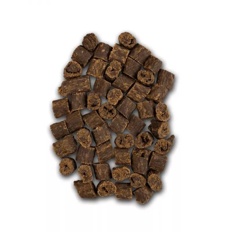 UNISZKI Crunchy Beef su petražolėmis ir dilgėlėmis - šunų skanėstas - 80g