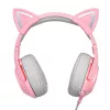 Ausinės Onikuma K9 Pink RGB žaidimams