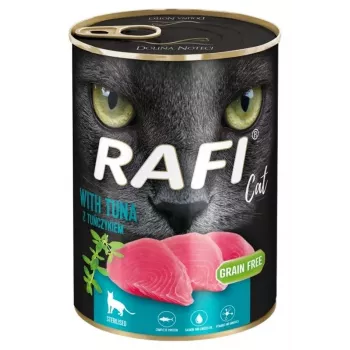 DOLINA NOTECI Rafi Cat Adult su tunu – šlapias ėdalas katėms – 400 g