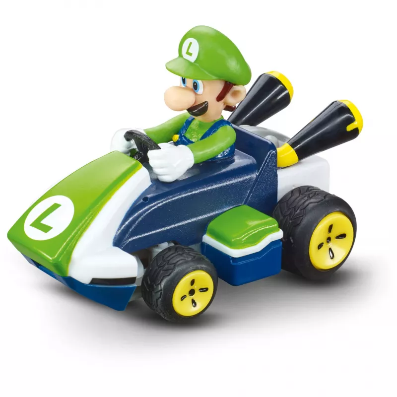 CARRERA RC stalo lenktynių rinkinys Mario 370430015 – 2.4 GHz belaidžiai radijo valdomi automobiliai Mario ir Luigi