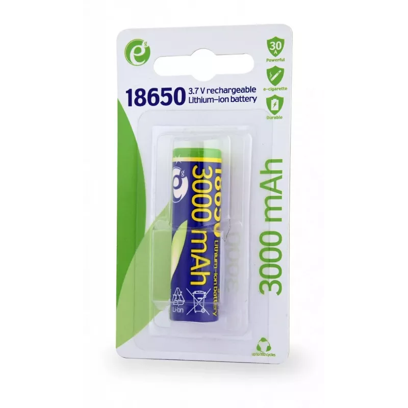 GEMBIRD Li-ion akumuliatorius 18650 10C 3000mAh