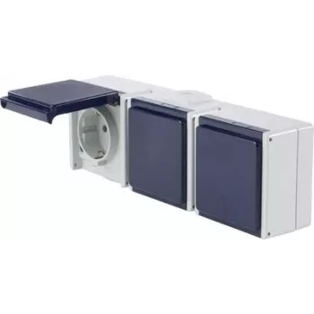 Schwabe 62464 paviršinis lizdas IP54 pilkas (62464)