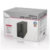 Gembird UPS-PC-652A nepertraukiamo maitinimo šaltinis (UPS) Line-Interactive 0,65 kVA 390 W 3 AC lizdai