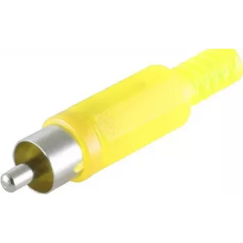 RCA jungtis ShiverPeaks BS51400-Y geltona, kištukas (vyriška)