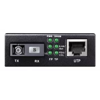 Tinklo medijos keitiklis Cudy MC100GSB-40B — 1x RJ-45 Gigabit, 1x SC vienmodis šviesolaidis, 1000 Mbit/s, 40 km, juodas