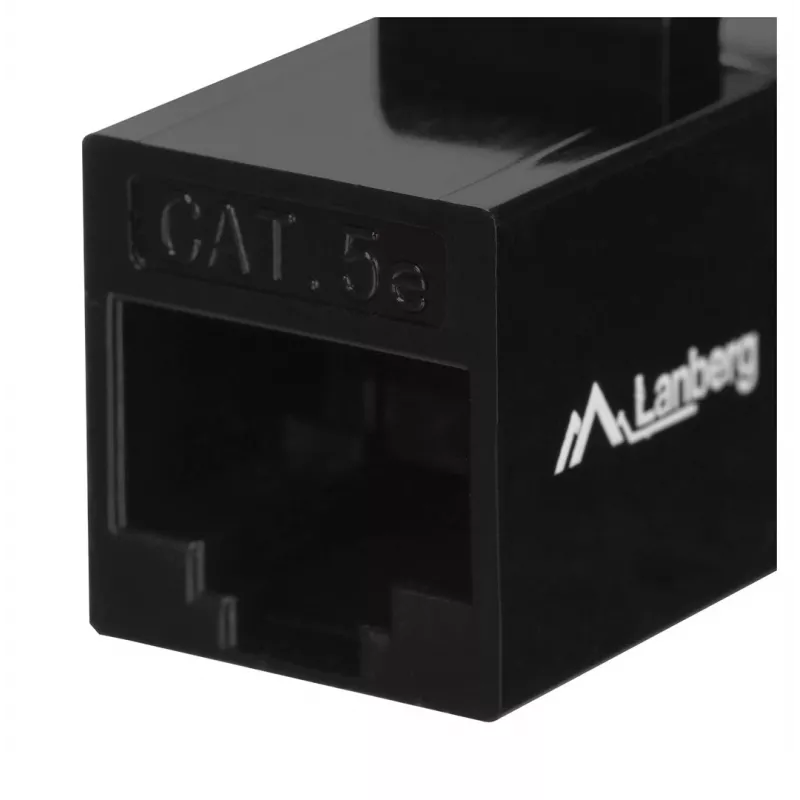 Lanberg KSU5-3000 Juoda RJ45 Keystone Jungtis
