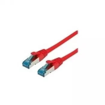 VALUE - Patch kabelis - RJ-45 (M) į RJ-45 (M) - 1,5 m - SFTP, PiMF - CAT 6a - halogeninis laisvas, liejinis, be užkabos, vytas - Raudonas (21.99.1991)