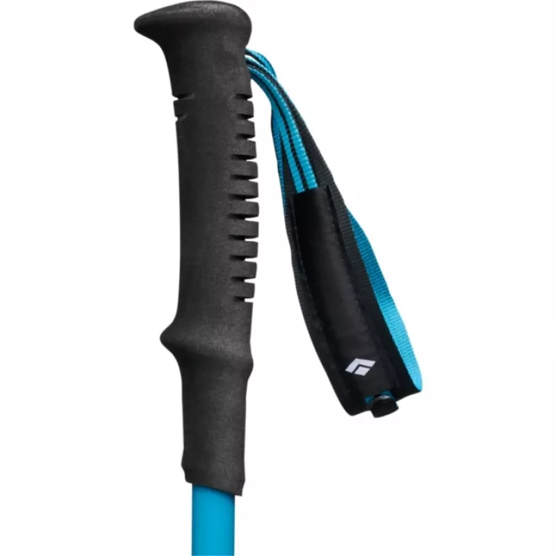 Trekking lazdos Distance Carbon Z, Fitness Device Anthracite/Blue, 1 pora, 105 cm