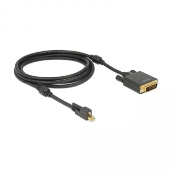 Vaizdo kabelio adapteris DeLOCK 83726 Mini DisplayPort į DVI 2 m Juodas