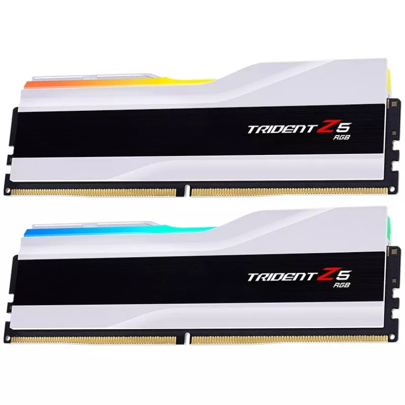 DIMM 32 GB DDR5-7200 (2x 16 GB) Dual-Kit, Arbeitsspeicher weiß, F5-7200J3445G16GX2-TZ5RW, Ripjaws M5 RGB, INTEL XMP