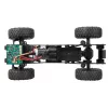 Radijo valdomas krovininis visureigis Amewi Mini‑D90 4WD 1:16 RTR, 4 ratų pavara, mastelis 1:16