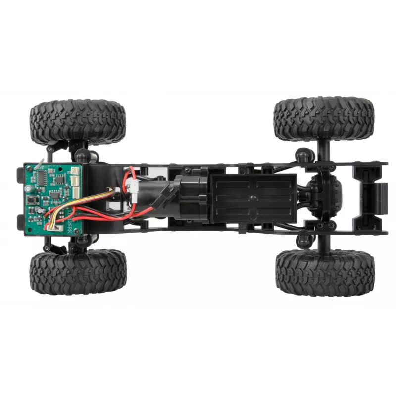 Radijo valdomas krovininis visureigis Amewi Mini‑D90 4WD 1:16 RTR, 4 ratų pavara, mastelis 1:16