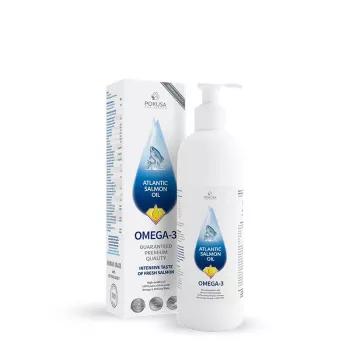 POKUSA RawDietLine Atlantic Salmon Oil – papildas šunims ir katėms – 300 ml