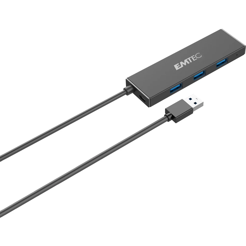 USB 3.2 Gen 1 šakotuvas Emtec T620A Type-A Classic 4 prievadai