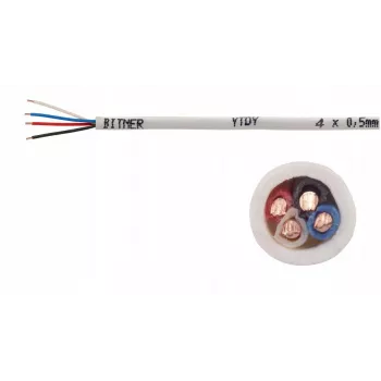 Domofono kabelis YTDY 12×0,5 mm² — 12 gyslų, 0,5 mm²
