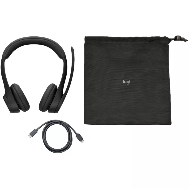 Ausinės Logitech 981-001458 belaidės, ant ausies, juodos
