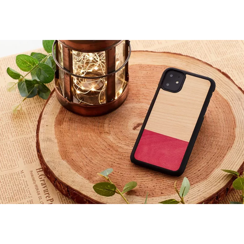 Dėklas iPhone 11 man and wood juodas, nesuderintas dizainas
