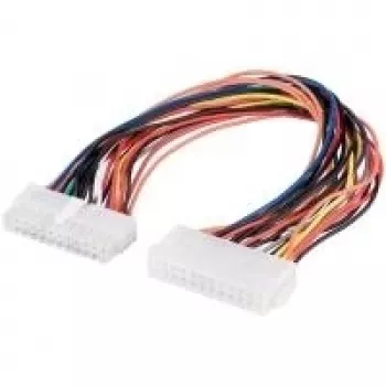 Wentronic Goobay Vidinis PC maitinimo laidas, 0,3 m - 24 kontaktų kištukas > 24 kontaktų mova (93239)
