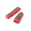 LANBERG kabelių testeris NT-0501 — RJ-11/RJ-12/RJ-45, iki 250 m, įmontuota baterija, LED indikatoriai, juodas