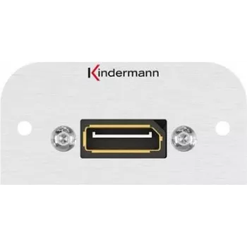 Kindermann 7441000588 Sieninis lizdas DisplayPort aliuminis