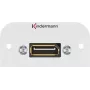 Kindermann 7441000588 Sieninis lizdas DisplayPort aliuminis