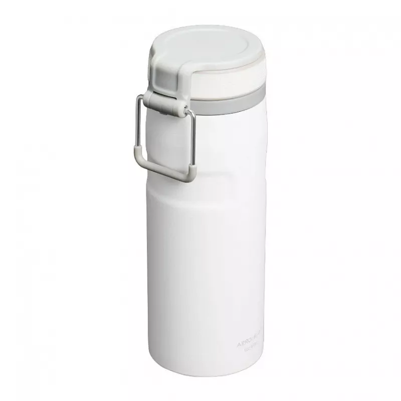 Termosas STANLEY Iceflow Daily usage 470 ml, nerūdijantis plienas, atverčiamas dangtelis, baltas