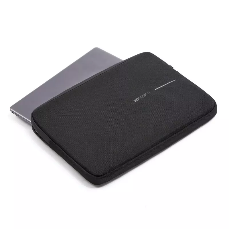 Apsauginis dėklas nešiojamam kompiuteriui XDDESIGN P706.201 – 14 colių (35,6 cm), juodas, su užtrauktuku