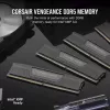 Corsair Vengeance 96 GB DDR5-5600 (4x 24 GB) Quad-Kit, juoda, CMK96GX5M4B5600C40, INTEL XMP