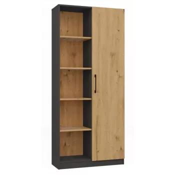 Biuro spintos viršus Topeshop RD-80 ANT/ART KPL, 10 lentynų, medžio drožlių plokštė, 800×300×1820 mm