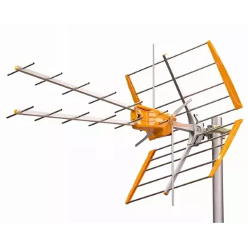 Televizijos antena TELEVES V+ MIX DVB-T2 U/V REF.149011 su stiprintuvu