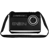 Nešiojamas radijo imtuvas ir garsiakalbis SVEN SRP-155, juodas (3W, Bluetooth, FM/AM/SW, USB, microSD, žibintuvėlis, baterija)