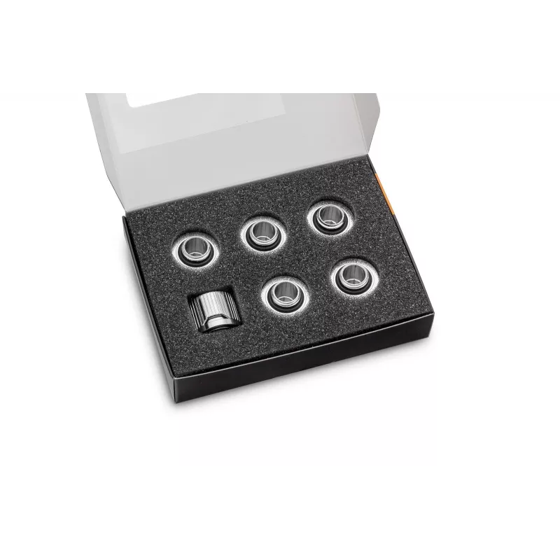 Fitting EK Water Blocks EK-Quantum Torque 6-Pack STC 10/16 Žalvaris Nikelis Sidabrinis