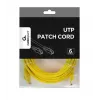Tinklo kabelis GEMBIRD PP6U-5M/Y – Cat6 U/UTP, RJ-45 – RJ-45, 5 m, geltonas