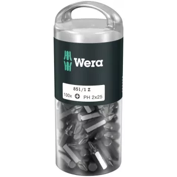 Wera 851/1 Z DIY 100 SiS atsuktuvų antgaliai 100 vnt.