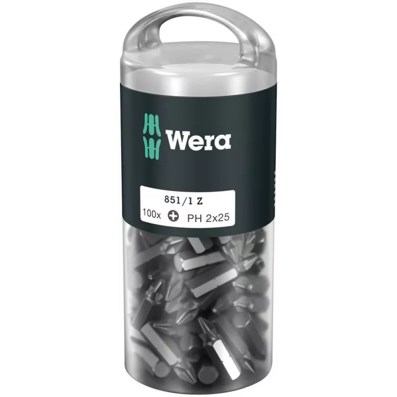 Wera 851/1 Z DIY 100 SiS atsuktuvų antgaliai 100 vnt.