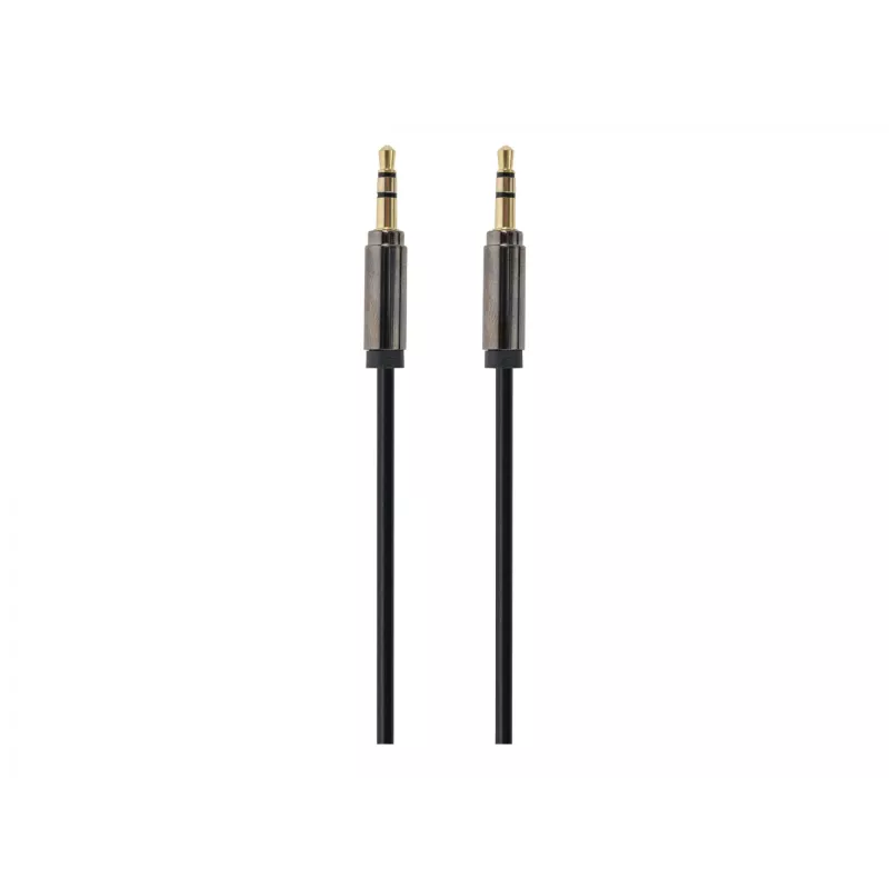 Gembird CCAP-444-0.75M Garso laidas (Mini Jack M - Mini Jack M, 0,75 m, juoda spalva)