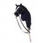 Žirgas ant lazdos HOPPIHORSE Hobby Horse A4 juodas