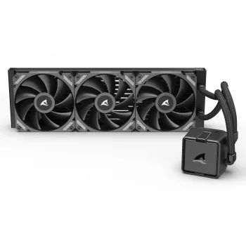 Vandens aušintuvas CPU AIO Sharkoon S40, 360 mm radiatorius, juodas