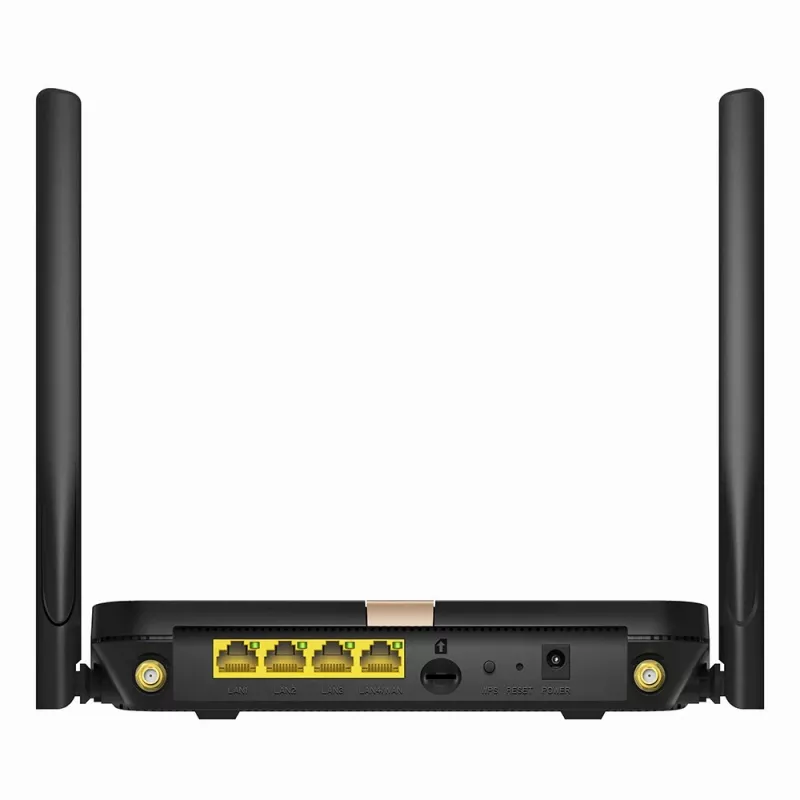 Cudy LT500D belaidis maršrutizatorius Fast Ethernet Dual-band (2,4 GHz / 5 GHz) 4G Juodas