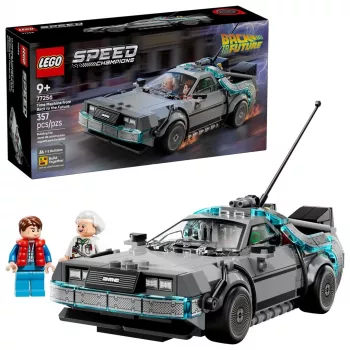 LEGO SPEED CHAMPIONS 77256 Laiko mašina iš filmo „Atgal į ateitį“