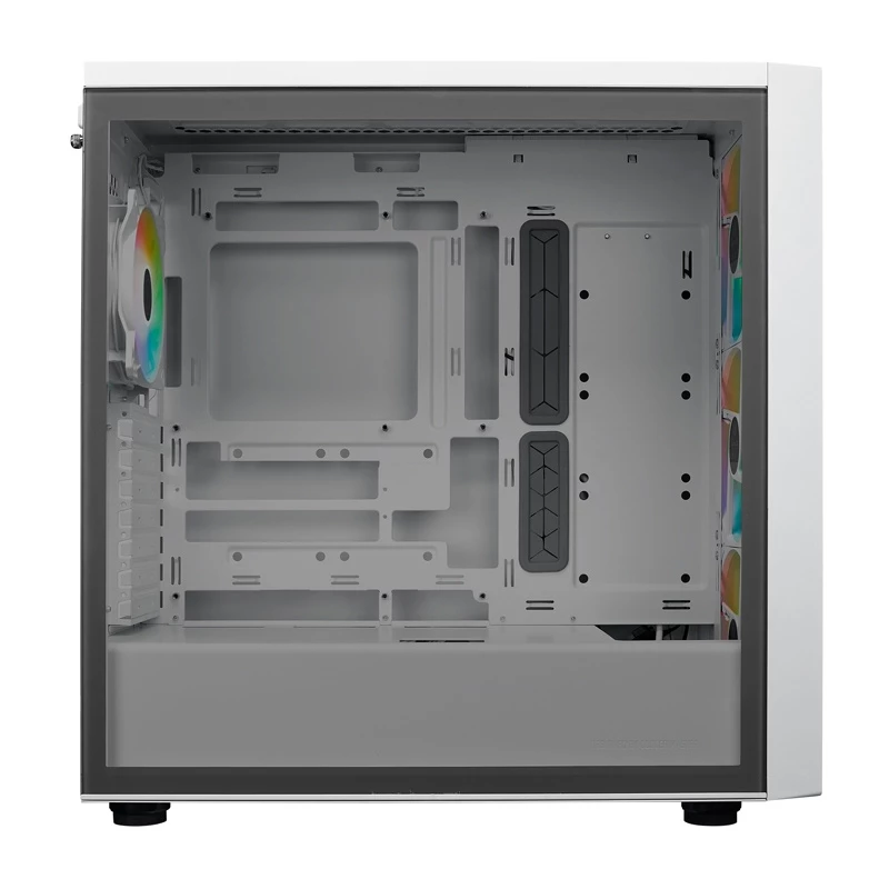 Cooler Master MasterBox 600 White Desktop – baltas vidutinio dydžio kompiuterio korpusas