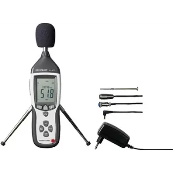 Voltcraft SL-451 garso lygio matuoklis, triukšmo matuoklis 31,5 Hz – 8 kHz (SL-451)