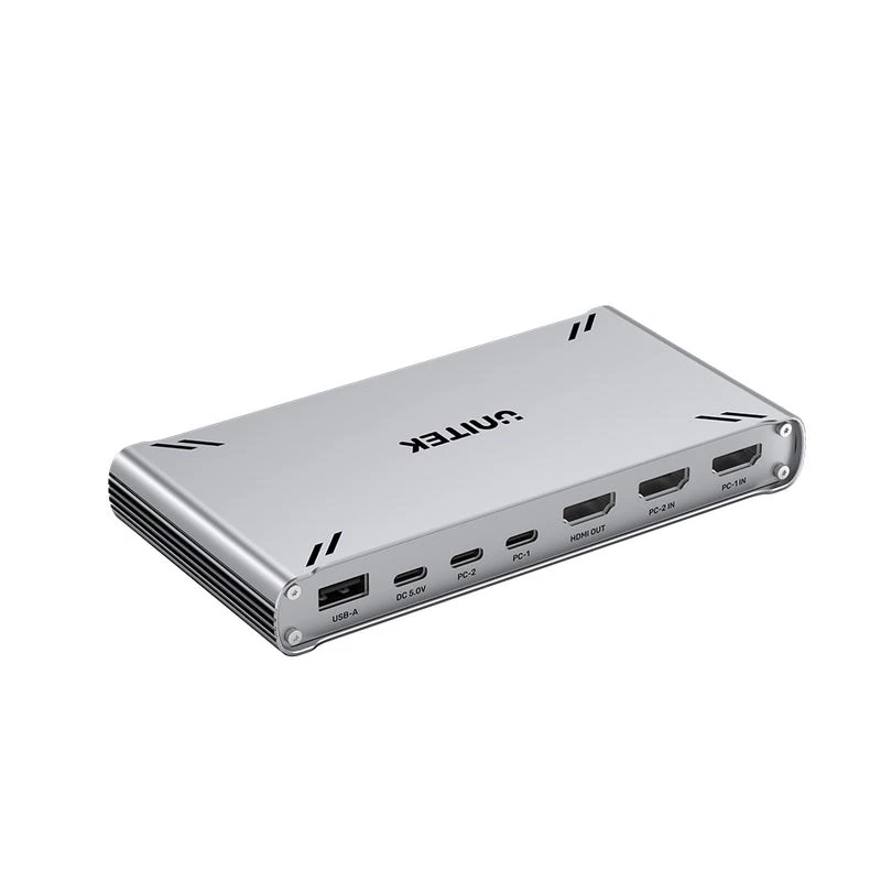Unitek USB-C 10 Gbps KVM jungiklis su HDMI