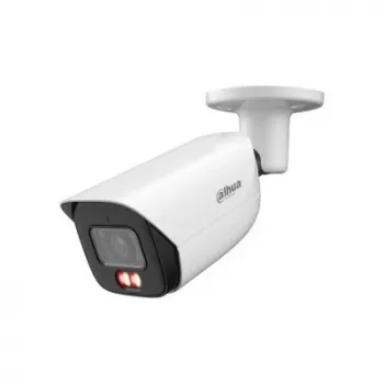 Bulletinė IP kamera DAHUA IPC-HFW3649E-AS-IL — 6 MP CMOS, 3288×1850, PoE, DC, lubų/sienos montavimas, balta